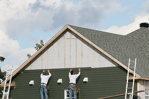 Professional Siding Contractor technician working in Spring City, PA